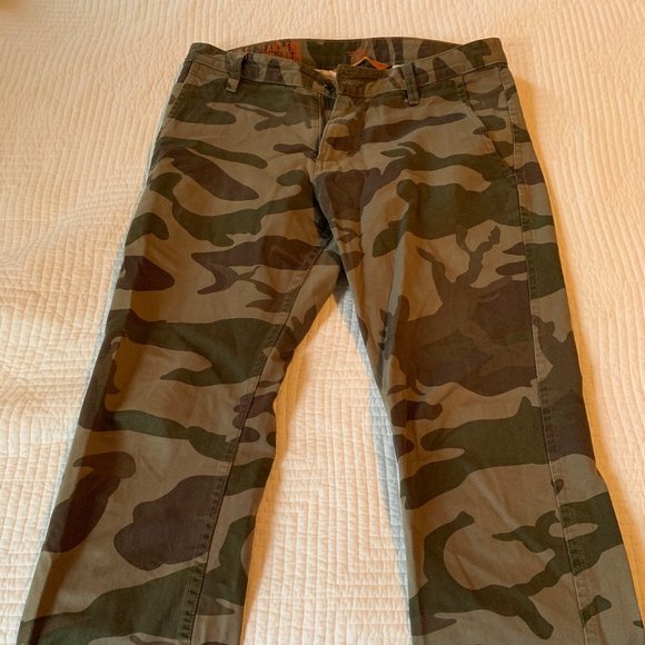 fitted camo pants
